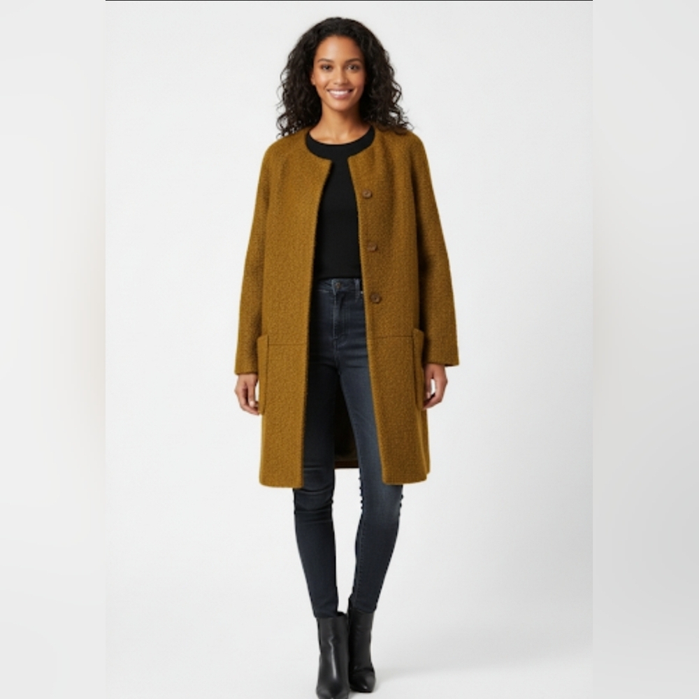 ZARA Woman's Brown and Tan Cardigan